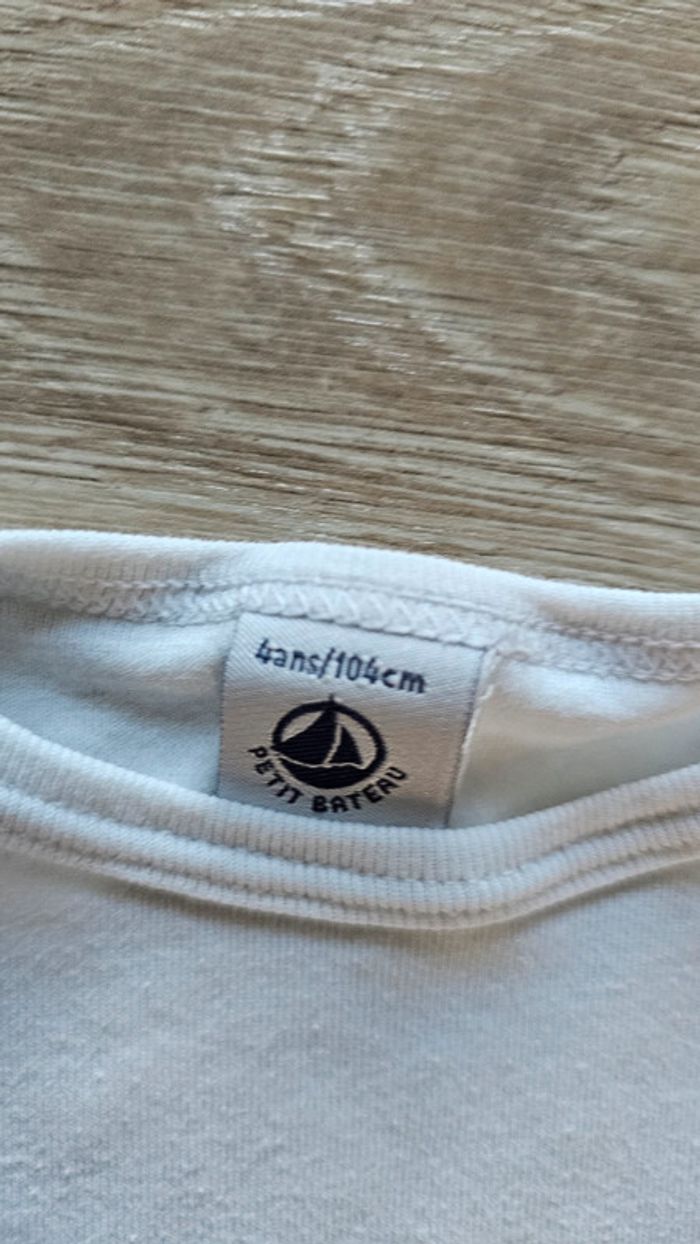 Chemise maillot de corps 4 ans petit bateau - photo numéro 2
