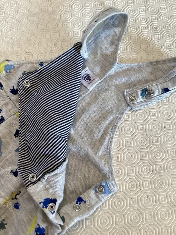 Salopette-short Petit Bateau - 18 mois - photo numéro 4