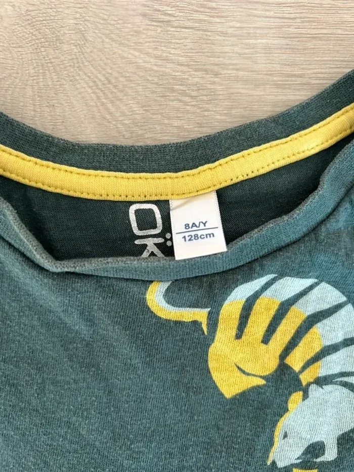 T-shirt manches courtes tigre - photo numéro 2