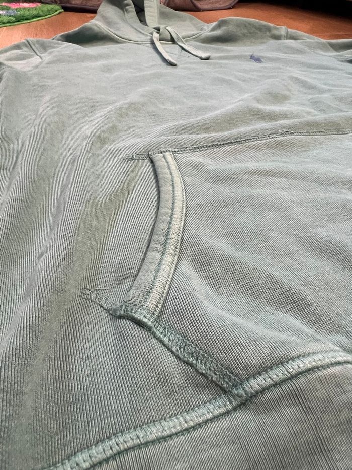 Hoodie Ralph Lauren vintage turquoise - photo numéro 3