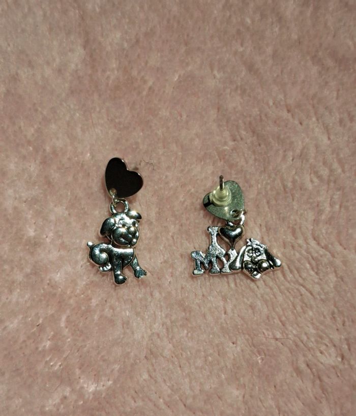 Boucles d'oreilles chiens - photo numéro 4