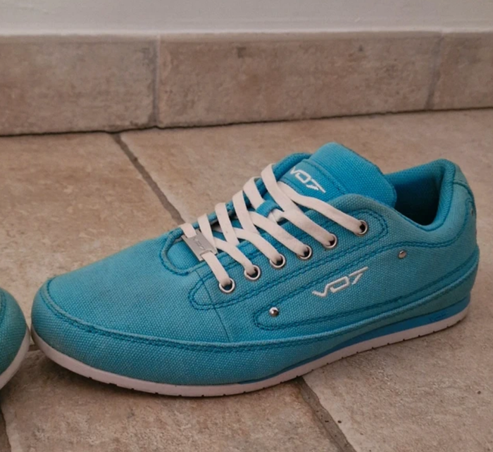 Baskets VO7 Yacht 13 – Turquoise – Pointure 40 – Bon état - photo numéro 5