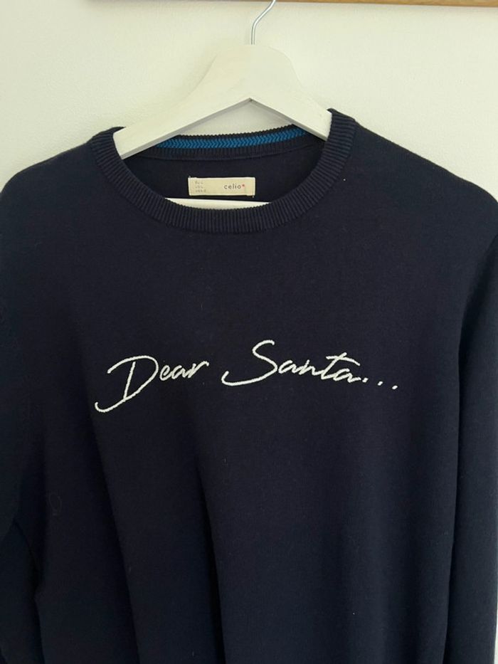 Pull fin bleu marine Celio L - photo numéro 2