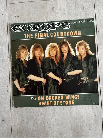 Disque 45 tours Europe The final Countdown