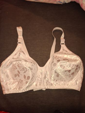 Soutien-gorge satiné blanc ANDLINA - Taille 115D/E - Neuf/Excellent état