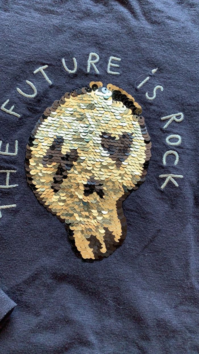 T shirt manches longues taille 10 ans filles - photo numéro 3