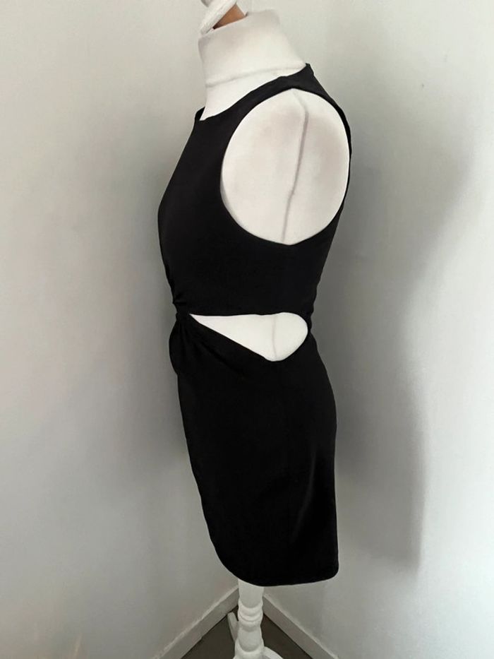 Robe échancrée noire Zara S - photo numéro 2