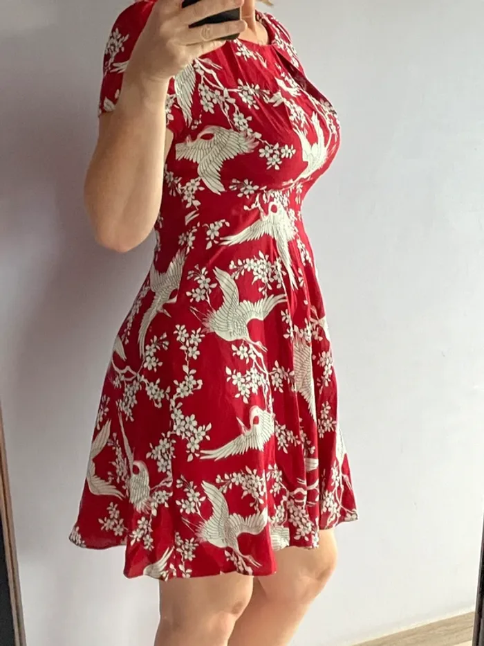 Robe oiseaux Dorothée Perkins 42 - photo numéro 3