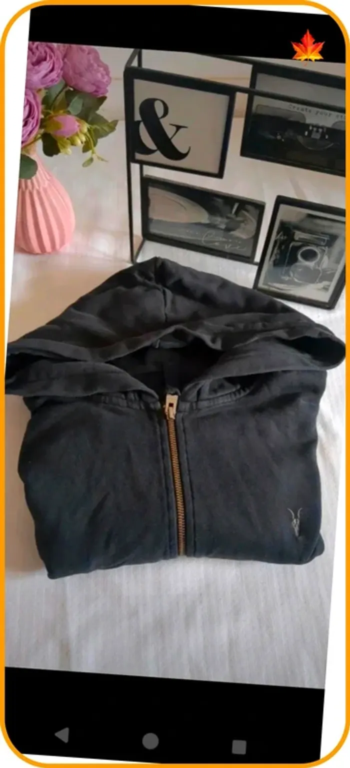 Sweat à capuche zippé Allsaints homme S - photo numéro 11