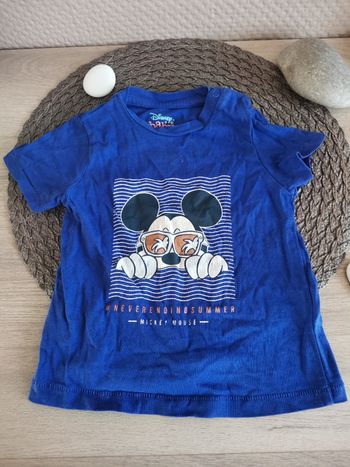 T-shirt mickey Disney baby 18 mois