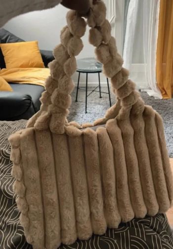 Sac à main velour