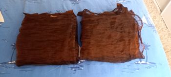 2 voilages Organza