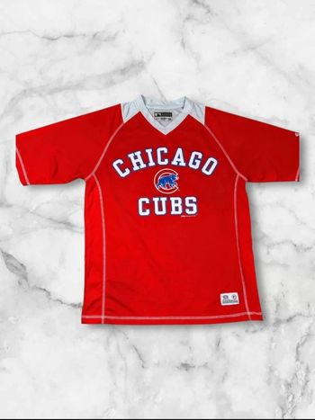 Maillot MLB Chicago Cubs Rouge True Fan - Taille M