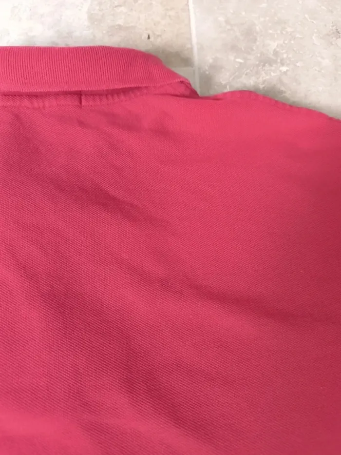 Polo Ralph Lauren homme taille XXL rouge logo noir quelques défauts - photo numéro 13