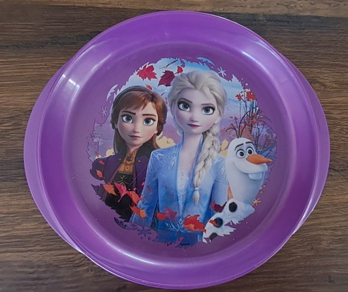 Assiettes en plastique enfants Reines des neiges, Pat Patrouille, Peppa Pig - photo numéro 2
