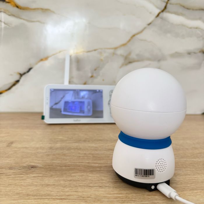Babyphone vidéo Boifun Baby 5S caméra 1080P. État neuf. Protection sur l’écran.