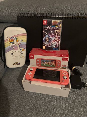 Nintendo switch lite corail