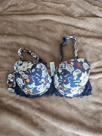 Soutien gorge fleuri rembourré Sans Complexe 105C