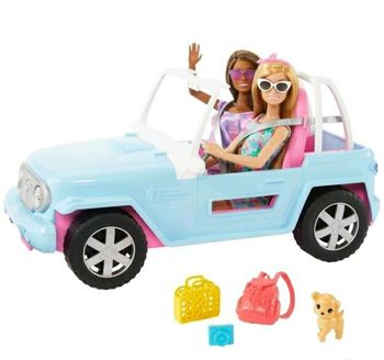 BARBIE ET SON 4/4 AVEC ACCESSOIRES ET 2 POUPEE S INCLUSES