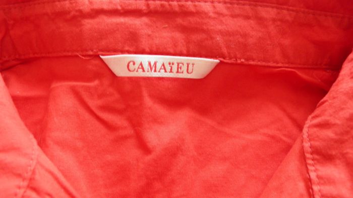 Chemise rouge taille 40 Camaieu - photo numéro 3