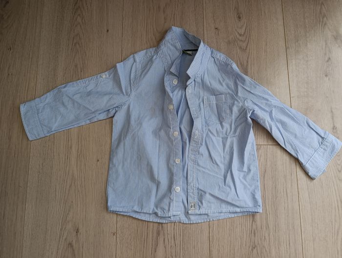 Chemise bleu à rayure