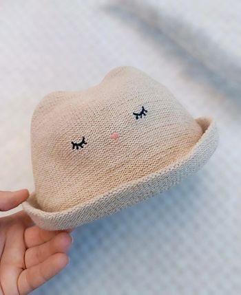 🔸 Chapeau Brillant été Fille 3 mois Oreilles Mignonnes🔸