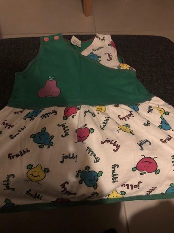 Robe Jolly Frutti sans manche 12 mois
