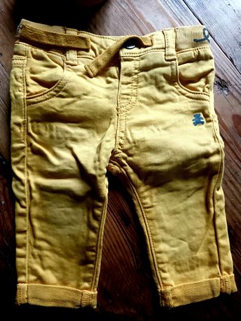 Pantalon jaune lulu castagnette