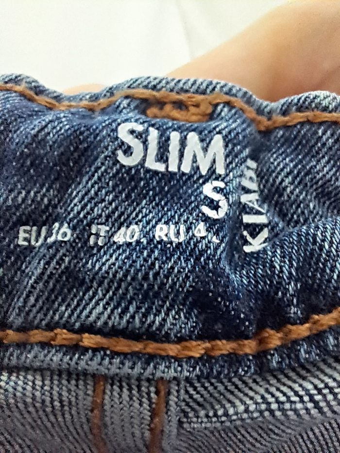 Jean  bleu SLIM S ou 36 ou 16 ans - photo numéro 2