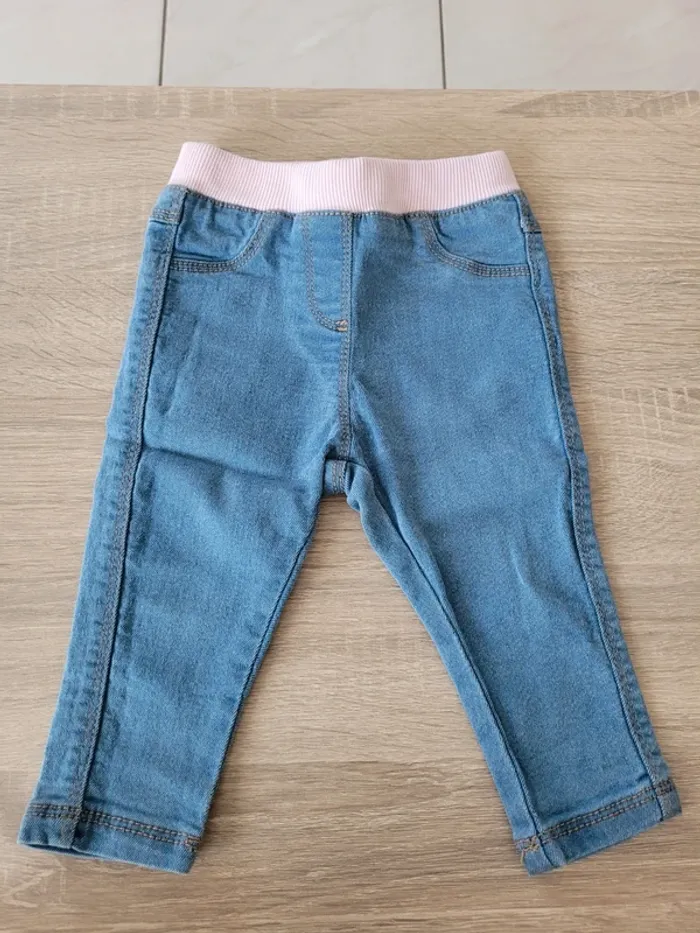 Lot de 3 pantalons fille en 9 mois - photo numéro 5