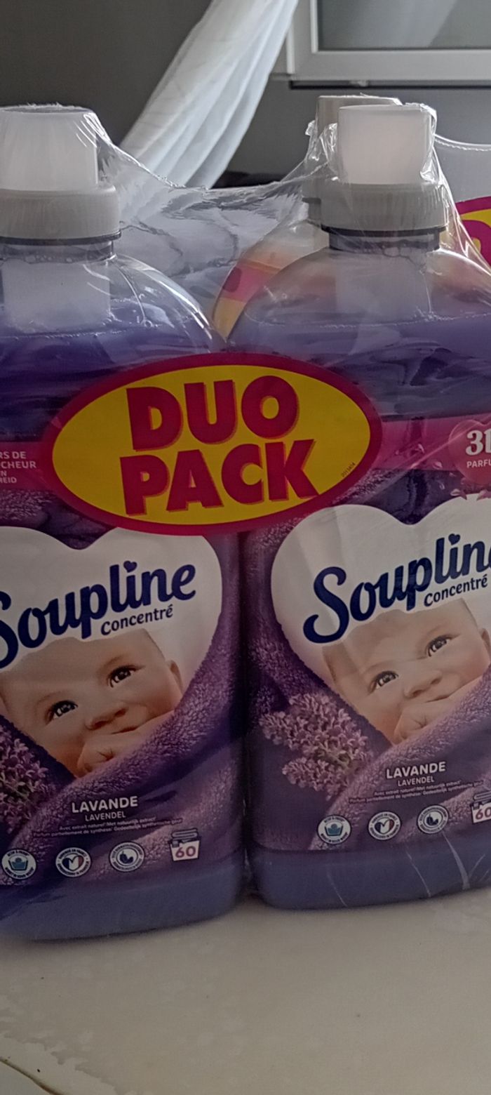4 bouteilles de soupline