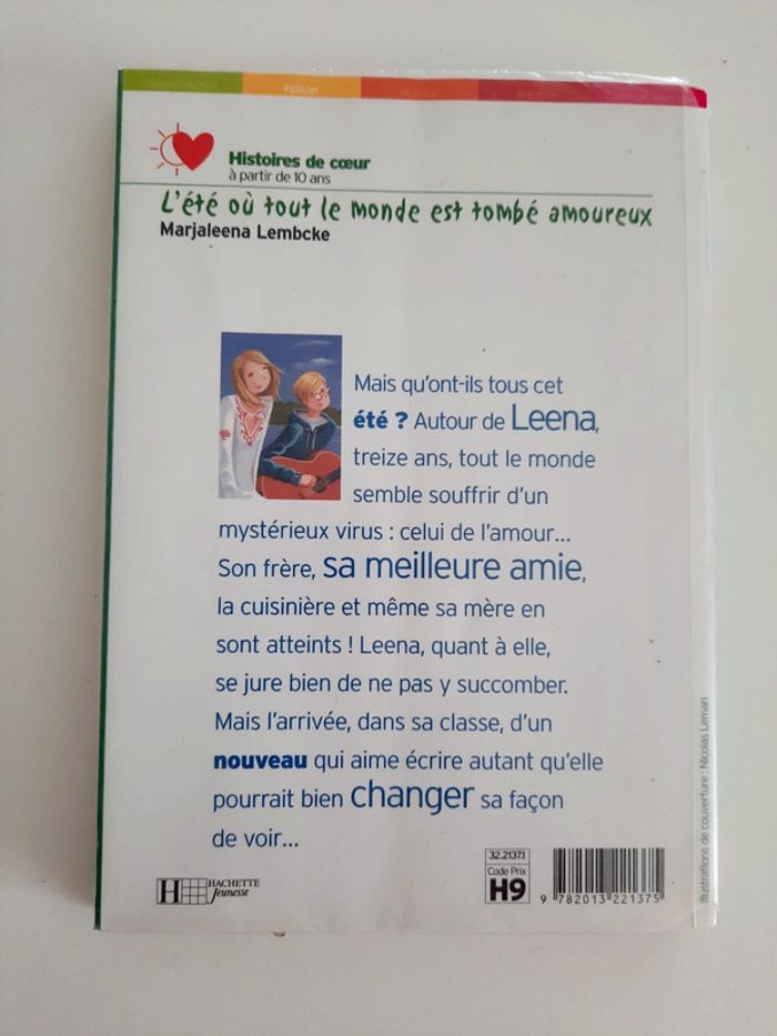 Livre de poche enfant 10 ans histoire de coeur hachette jeunesse #lora11livreenfant - photo numéro 2