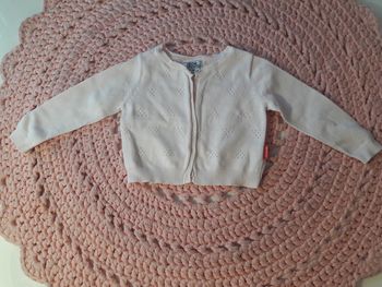 gilet fille rose clair 18 mois