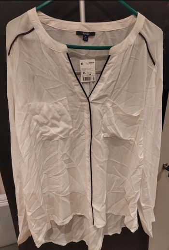 Chemisier blanc taille XL kiabi neuf 
