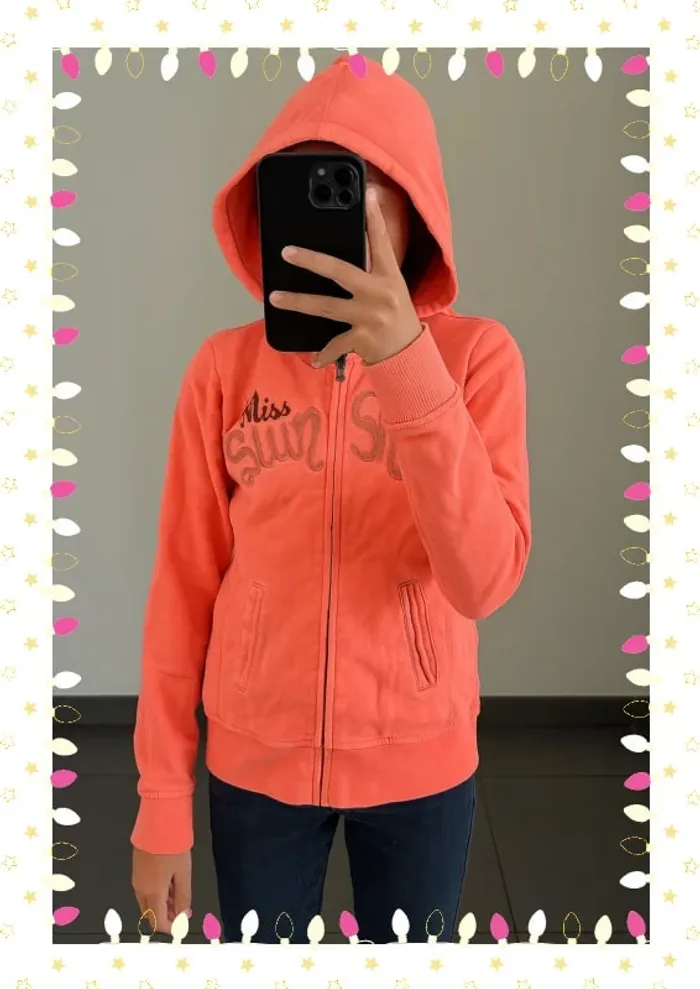 🧡 Gilet à capuche Catimini - Taille 8 ans 🧡