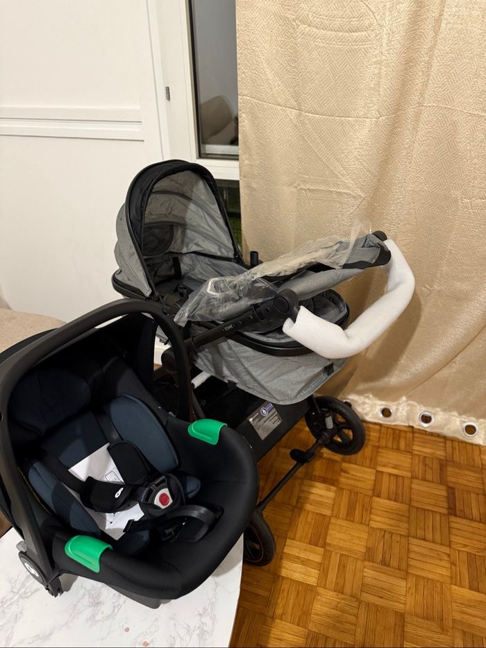 Poussette 3 en 1 Combinée Kinderkraft ESME - photo numéro 3
