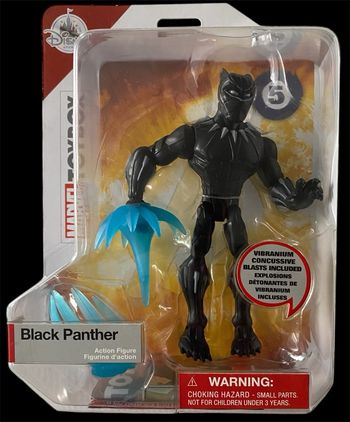 ❤️ 🌟Figurine Black Panther Marvel Toybox Toy Box Disney Park