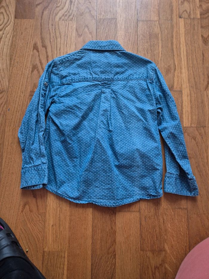 Marese chemise bleu à pois taille 4 ans - photo numéro 4