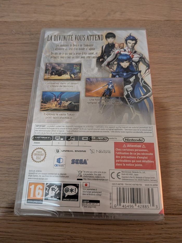 Shin megami tensei v switch neuf sous blister - photo numéro 2