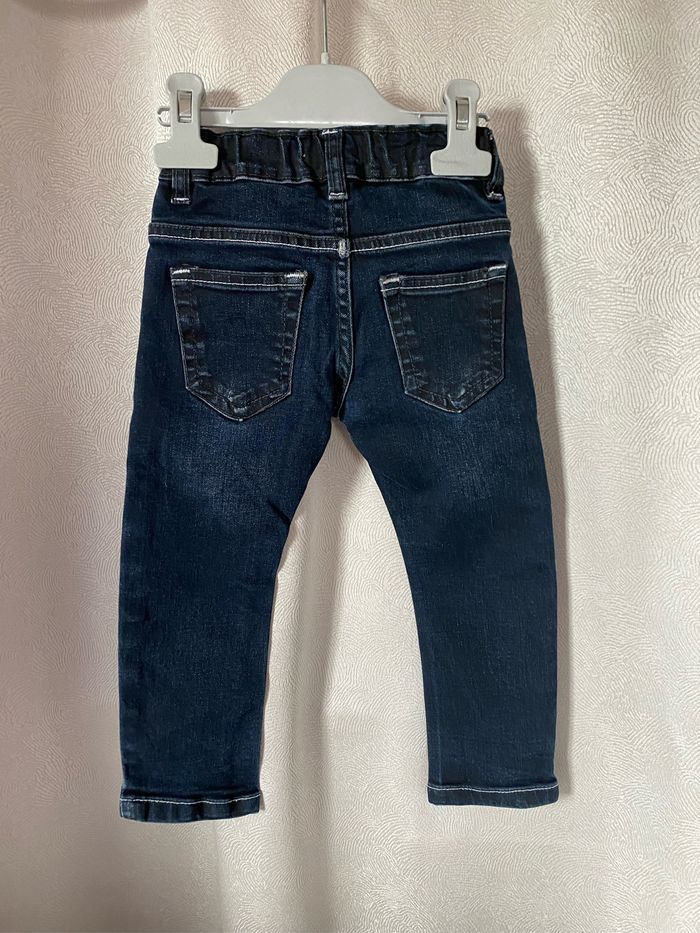Jeans bleu nuit noir 2 ans Même pas peur - photo numéro 2