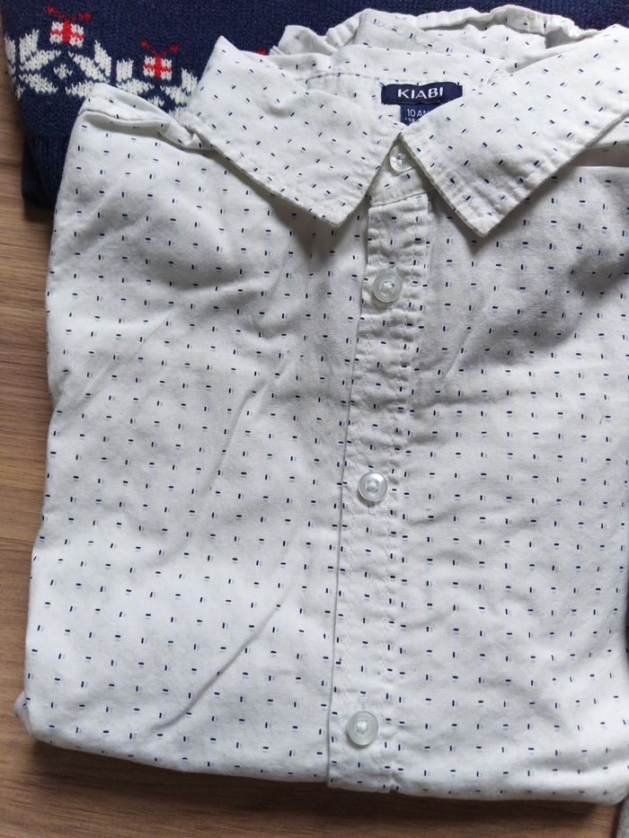 Pull de Noël et chemise - photo numéro 3