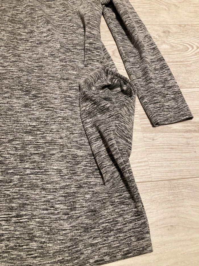 Pull rayé gris - photo numéro 3