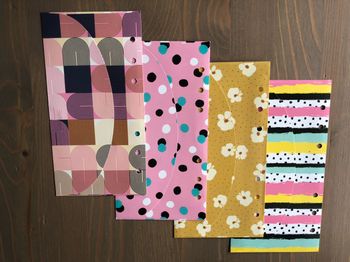 Lot de 4 enveloppes budget