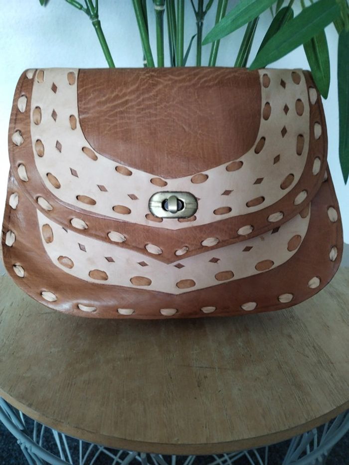 Sac en cuir fabrication artisanale neuf