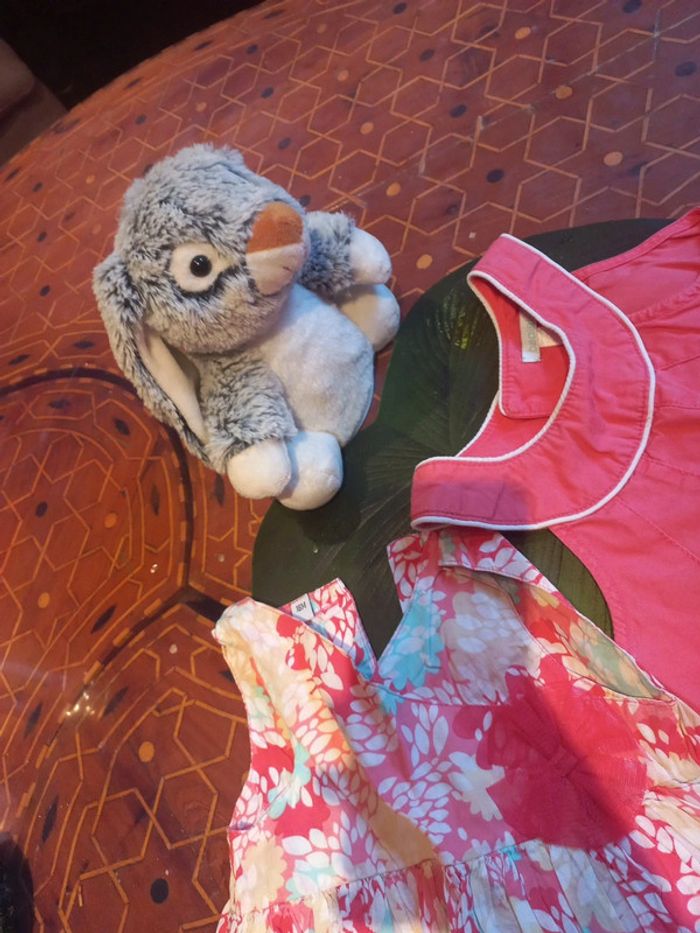 Lot 2 robes 18 mois coton belles et pratiques - photo numéro 6