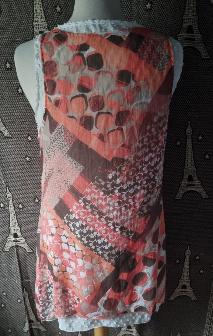 Tunique à motifs taille 40 - photo numéro 4