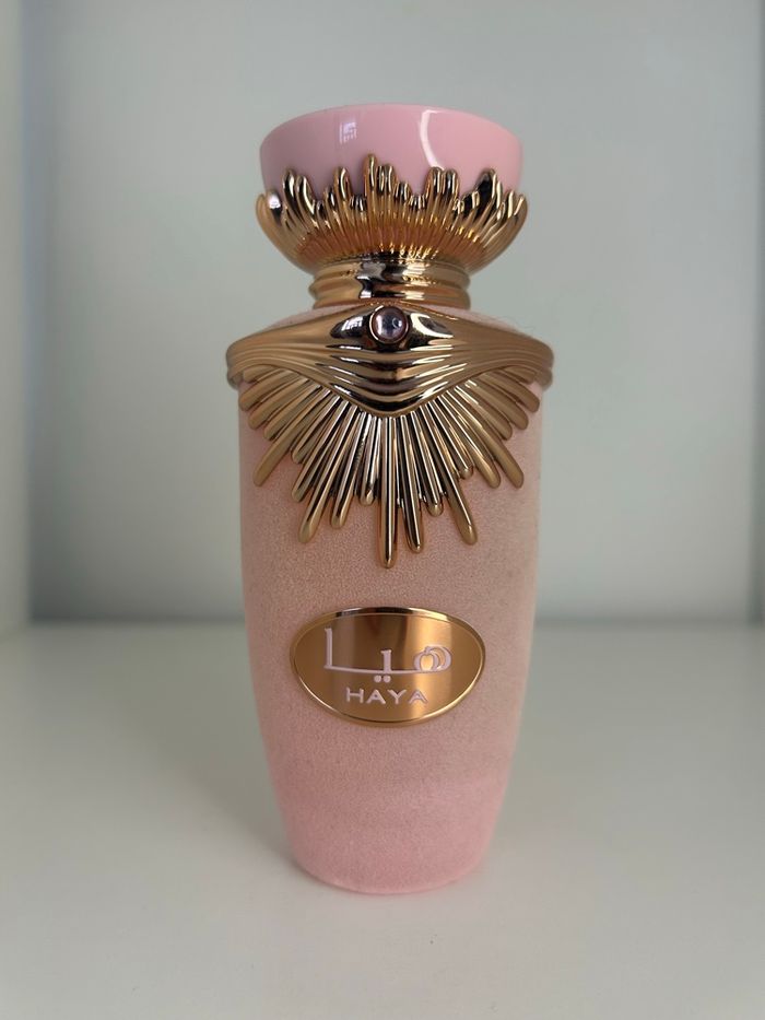 parfum de luxe haya 100 ml eau de parfum femme oriental gourmand élégant flacon rose velours - photo numéro 6