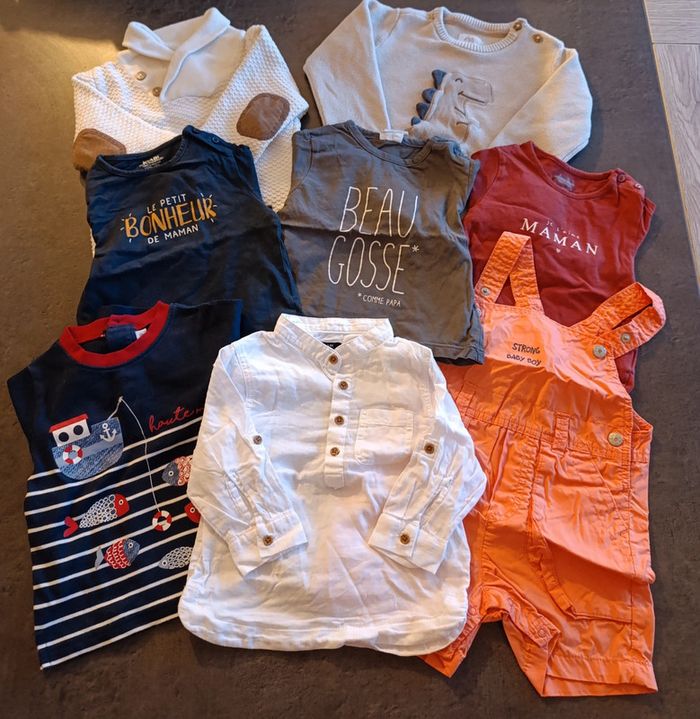 Lot de 15 vêtements en taille 12 mois - photo numéro 5