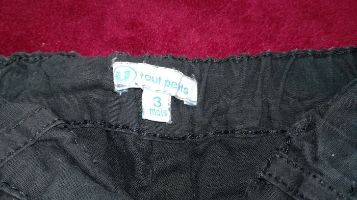 Pantalon noir 3 mois garçon Super U - photo numéro 2