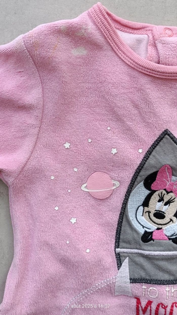 Pyjama velours Minnie - 24 mois - photo numéro 3